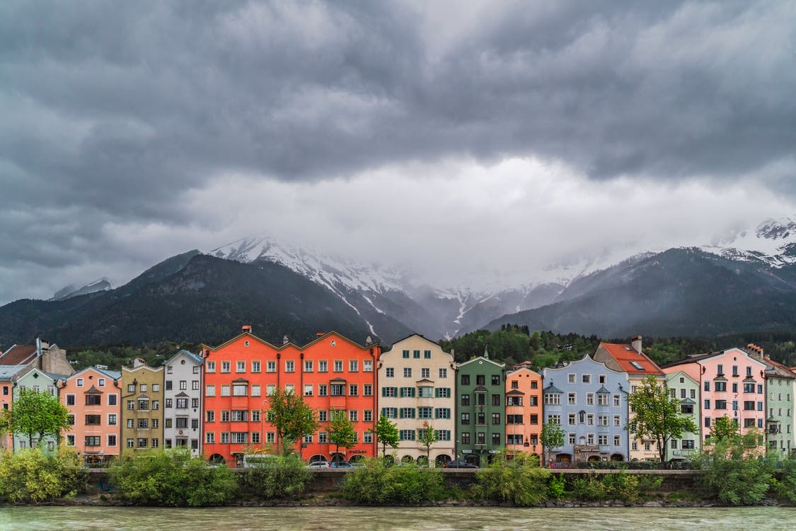 Innsbruck Häuser am Inn